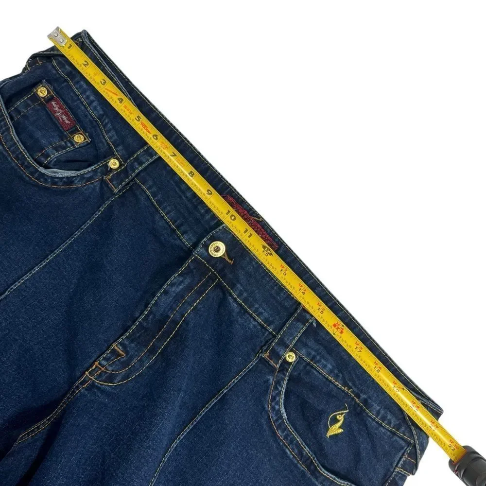 Y2K Baby Phat High Rise Cropped Flare Capri Jeans 24